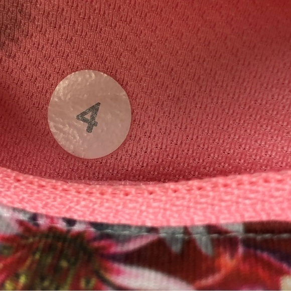 Lululemon RunInspire Crop II Luxtreme Flowabunga Multi pink Bleached crop Capri - Picture 10 of 14